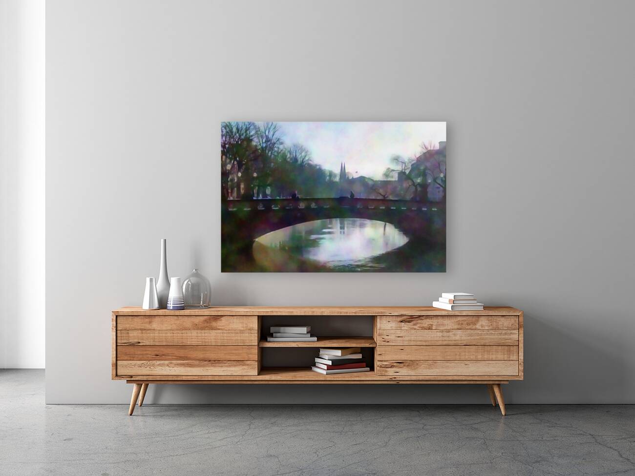 Across The Walking Bridge Reproduction