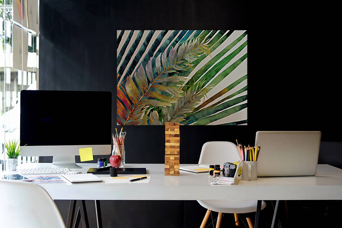 Tropical Palms I Reproduction