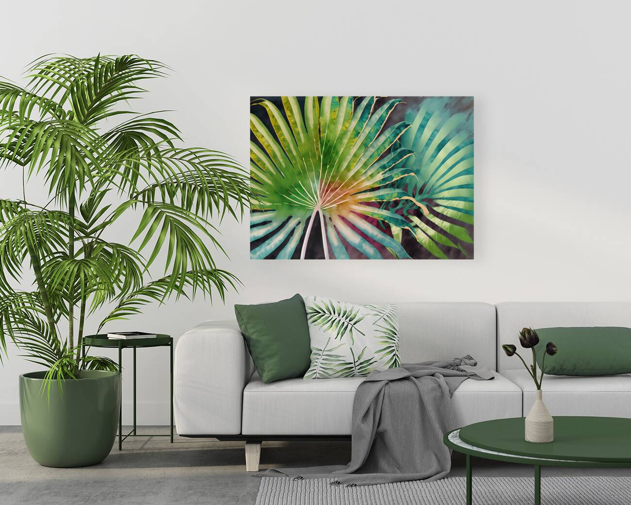 Tropical Palms III Reproduction