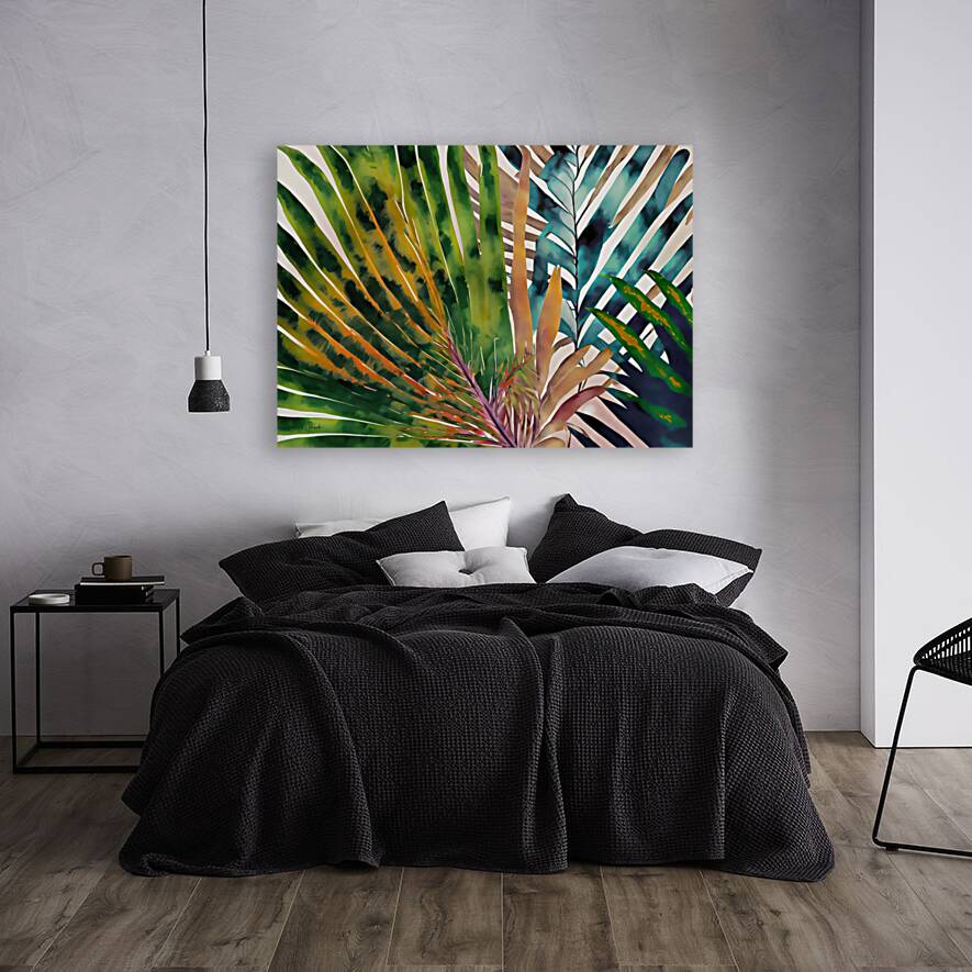 Tropical Palms II Reproduction