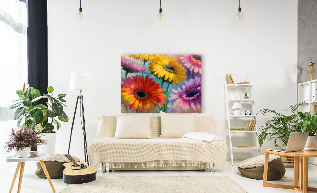 Gerbera Daises II Reproduction