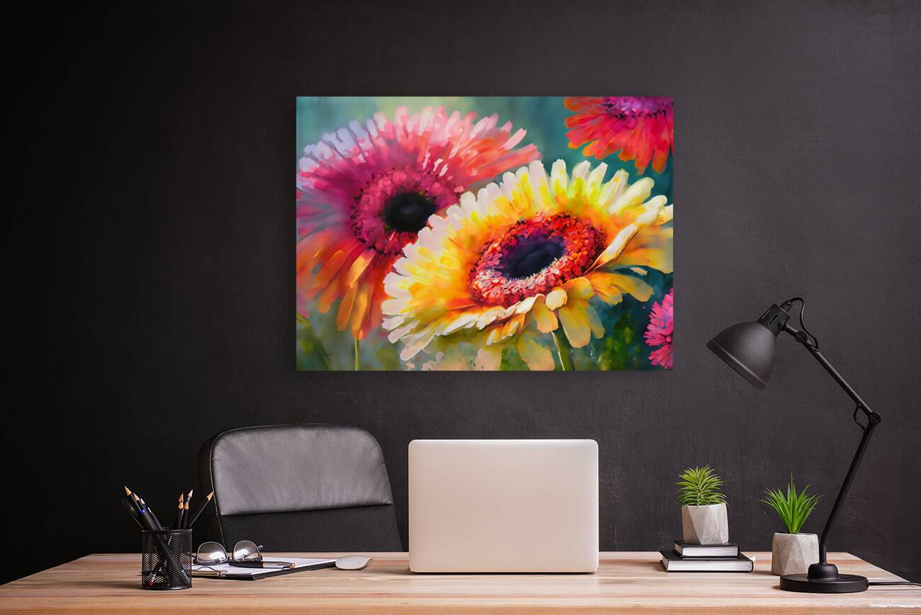 Gerbera Daisies I Reproduction