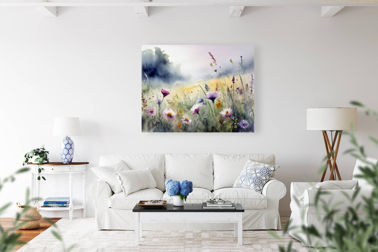 Where The Wildflowers Grow Reproduction