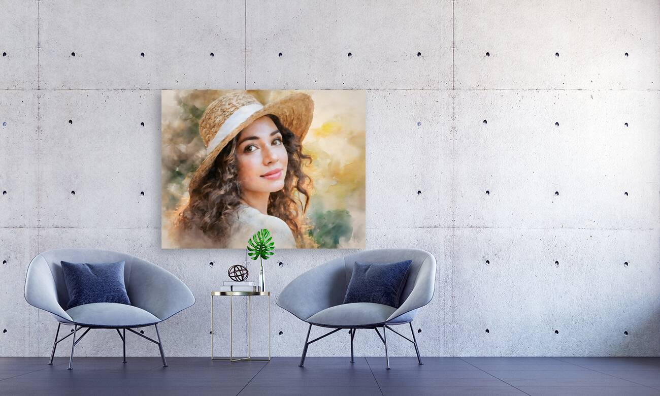 Summer Days Portrait Reproduction