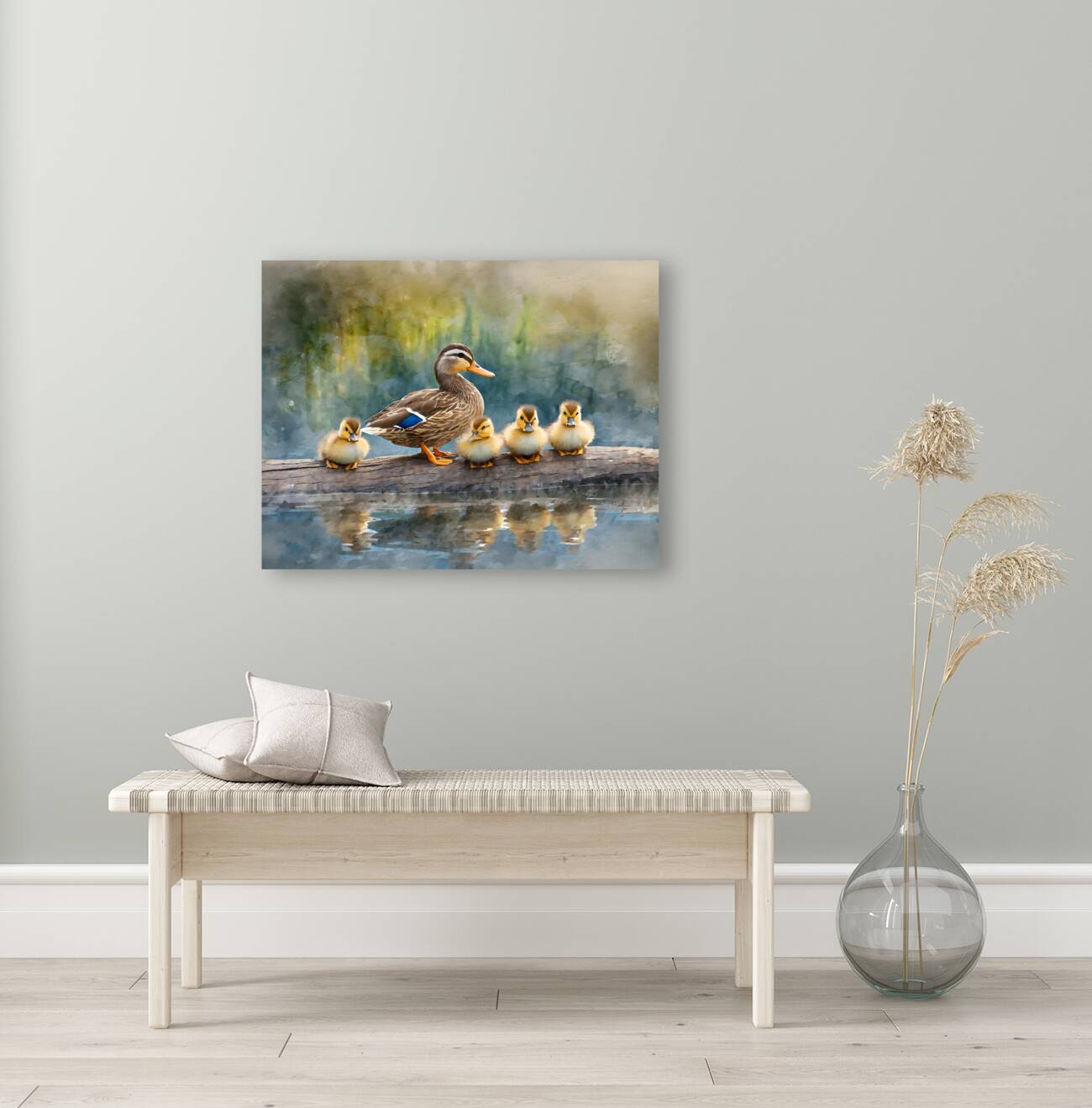 The Mallard Family Portrait Reproduction