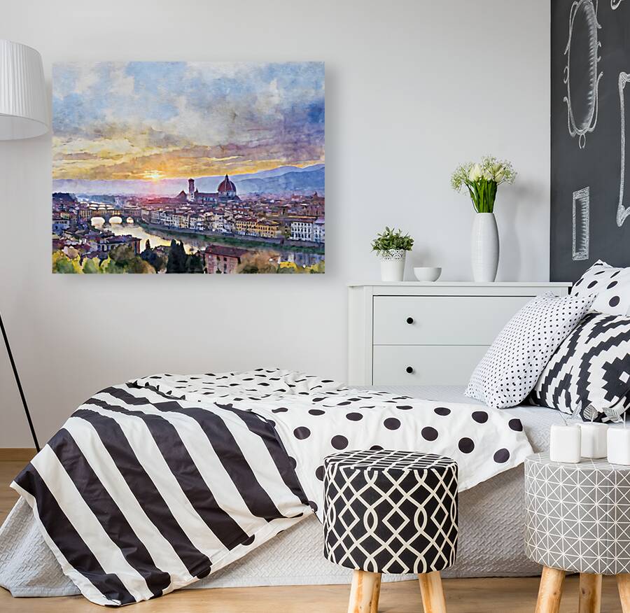 Florence Italy Skyline Reproduction