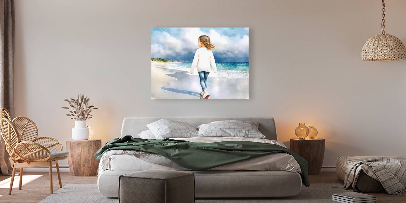 A WInter Beach Day Reproduction