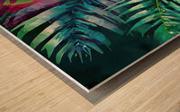 Tropical Palms IV Wood print